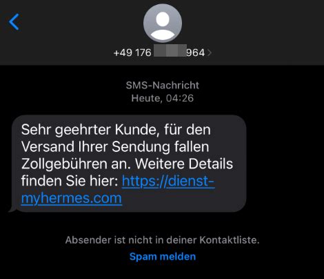 myhermes sms fake